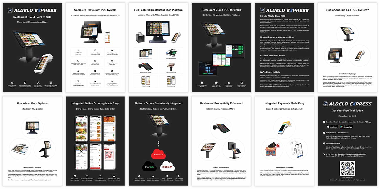 Aldelo Download Product Book